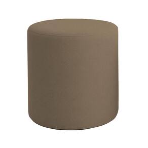 Puff Beca Cilindro Boucle Live - 7 Decor Cappuccino