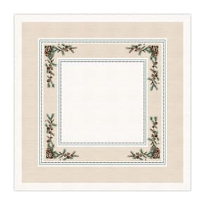 Toalha De Mesa Natalina Encanto Das Pinhas 1,40x140cm 197038