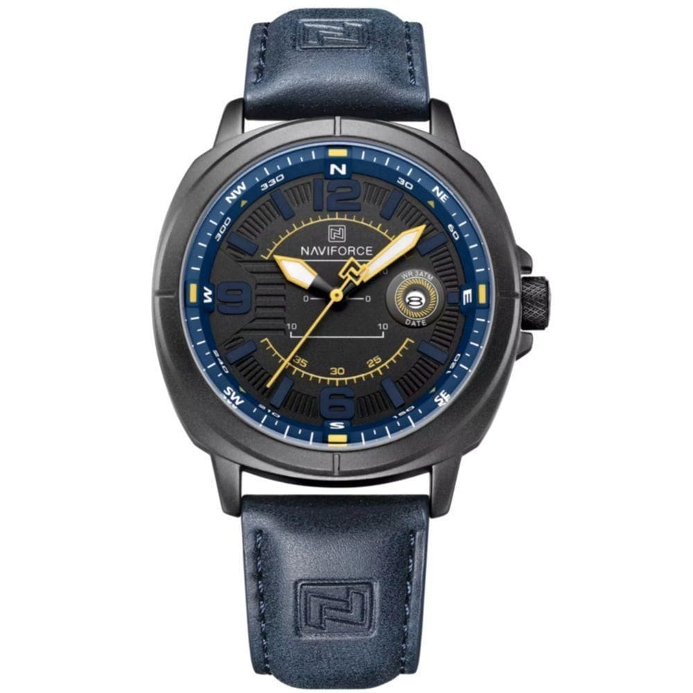 Relógio Masculino De Quartzo Design Esportivo Impermeavel à Prova D`água 3atm Azul