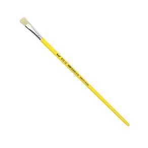 Pincel Chato Cabo Longo N 815-12 BRW | Pincel para Pintura | Artesanato | Quadros | Tintura