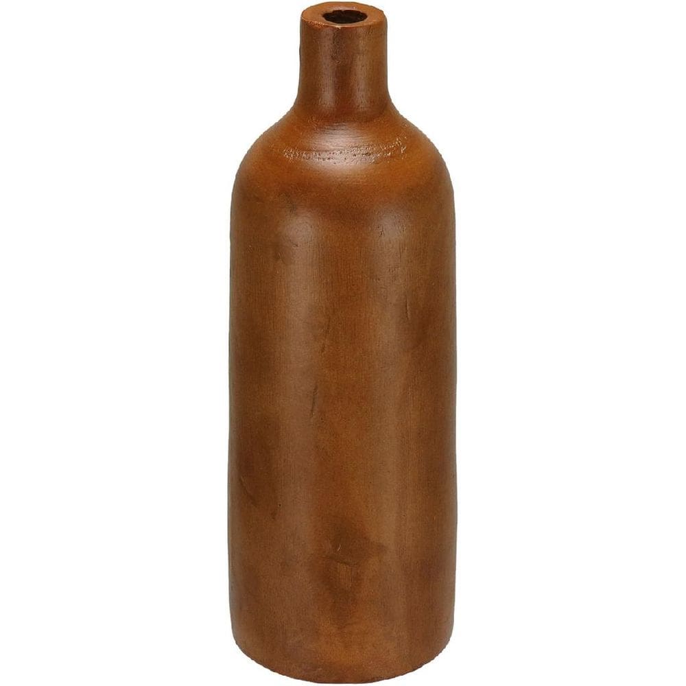 Vaso Decorativo Enfeite Casa Madeira Natural