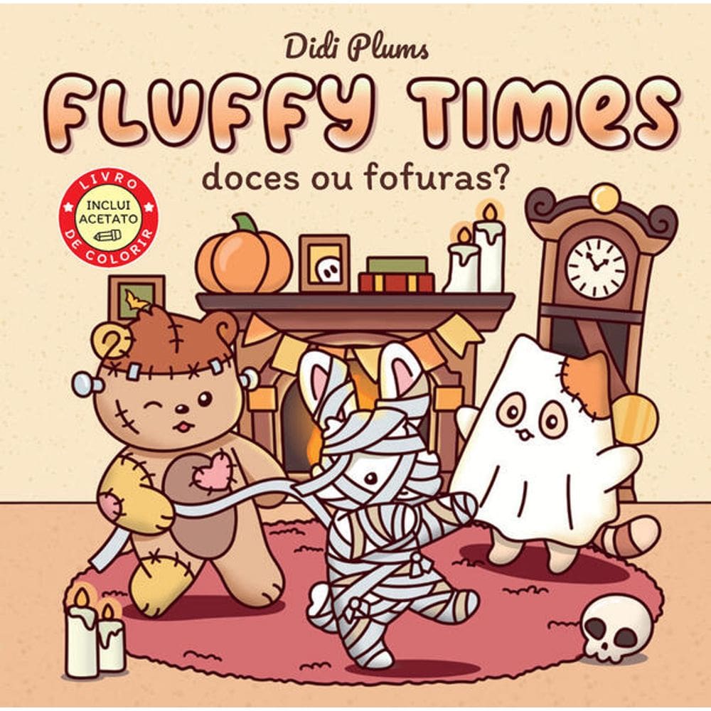 Doces Ou Fofuras - Livro de Colorir Fluffy Times - Livro 4