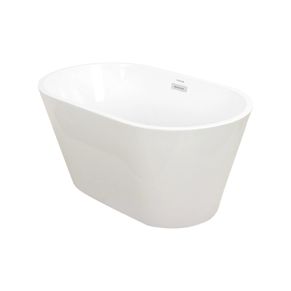 Banheira Freestanding Imersao Aragonita Pingoo.casa - Branco