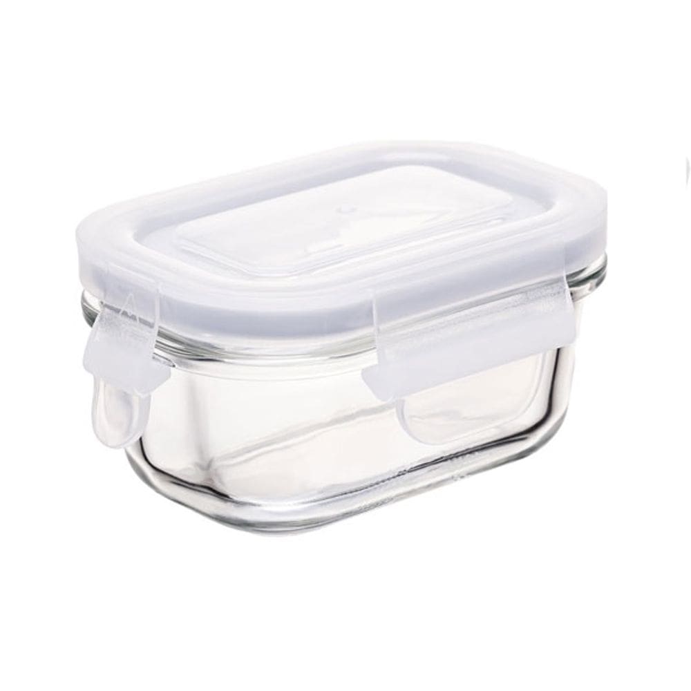 Pote Hermético com Tampa Retangular 120ml Vidro Lyor