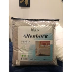 Edredom Solteiro Blend Comfort Duo Cinza Claro
