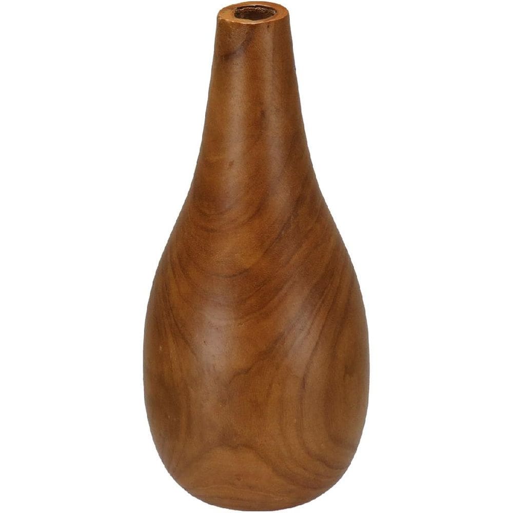 Vaso Decorativo Enfeite Casa Madeira Natural
