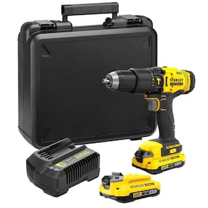 Parafusadeira Furadeira de Impacto 20V 2 Baterias SCD711D2K-BR Stanley