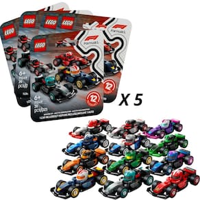 Lego F1 71049 Kit C/5 Carros Corrida Colecionáveis F1 29PC