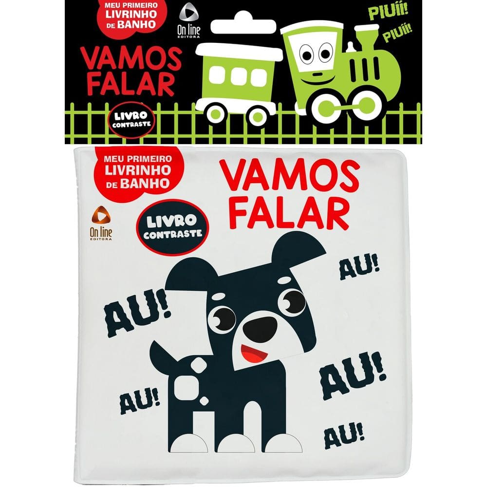 Meu Primeiro Livrinho Contraste de Banho - Cachorrinho