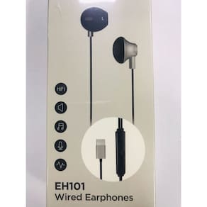 Fone De Ouvido Intra Auricular Usb-C Eh101 Preto Lecoo
