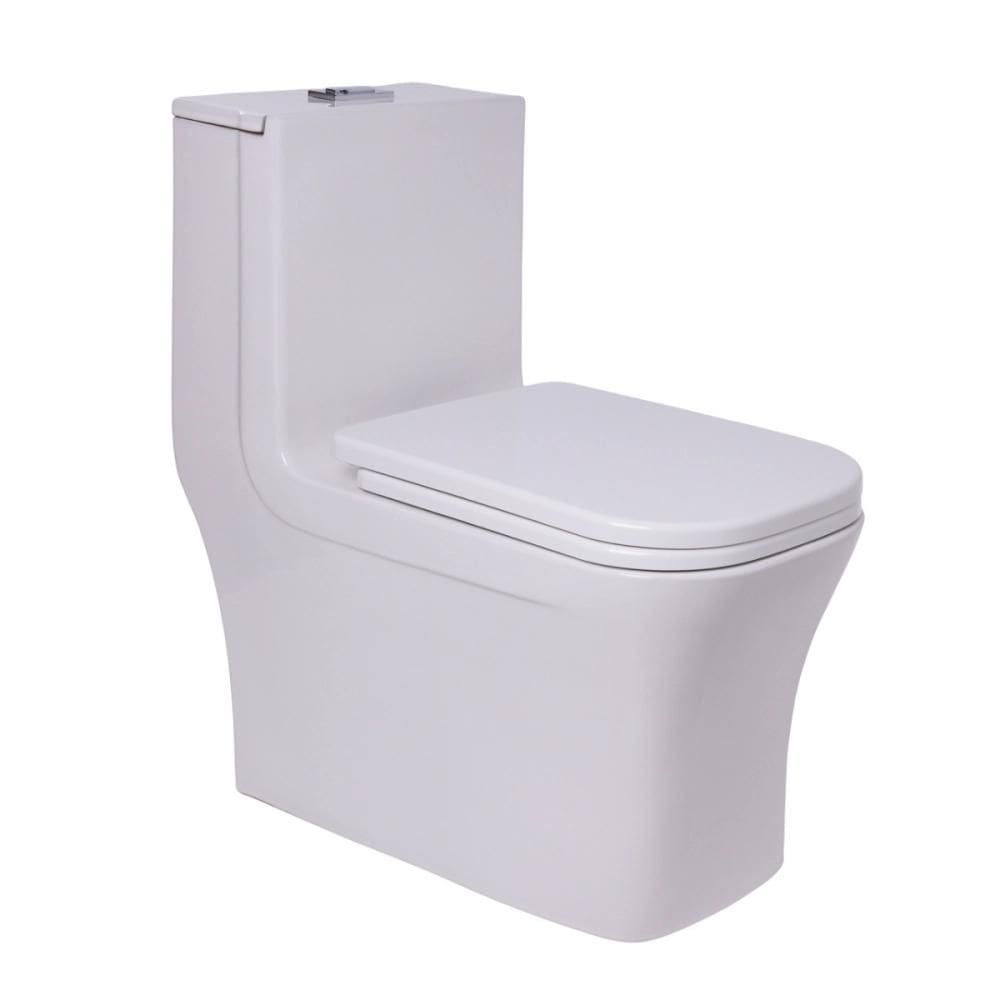 Vaso Sanitário Monobloco Caixa Acoplada Privada Jurerê Pingoo.casa - Branco