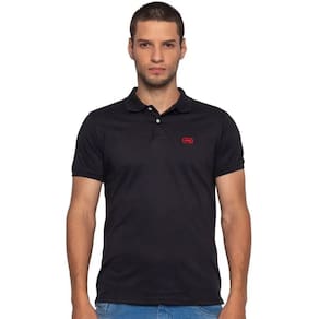 Camisa Polo Masculina Ecko Preta EK289 Preto
