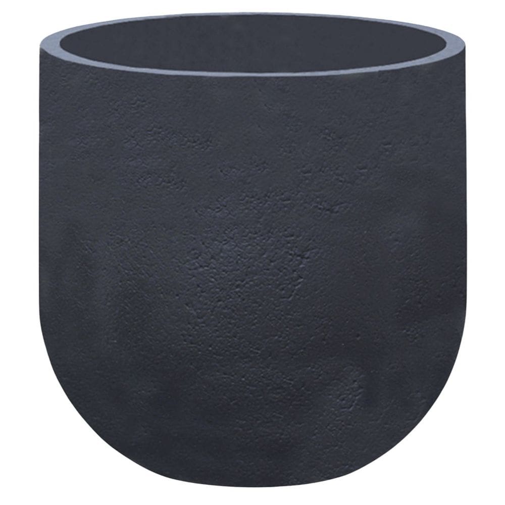 Vaso Cilíndrico Rústico 33 (20L) Cor Grafite JAPI