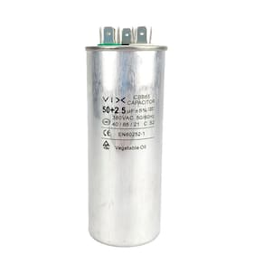 Capacitor Com Tres Saídas 50 + 2,5uf ± 5% 380vac Único