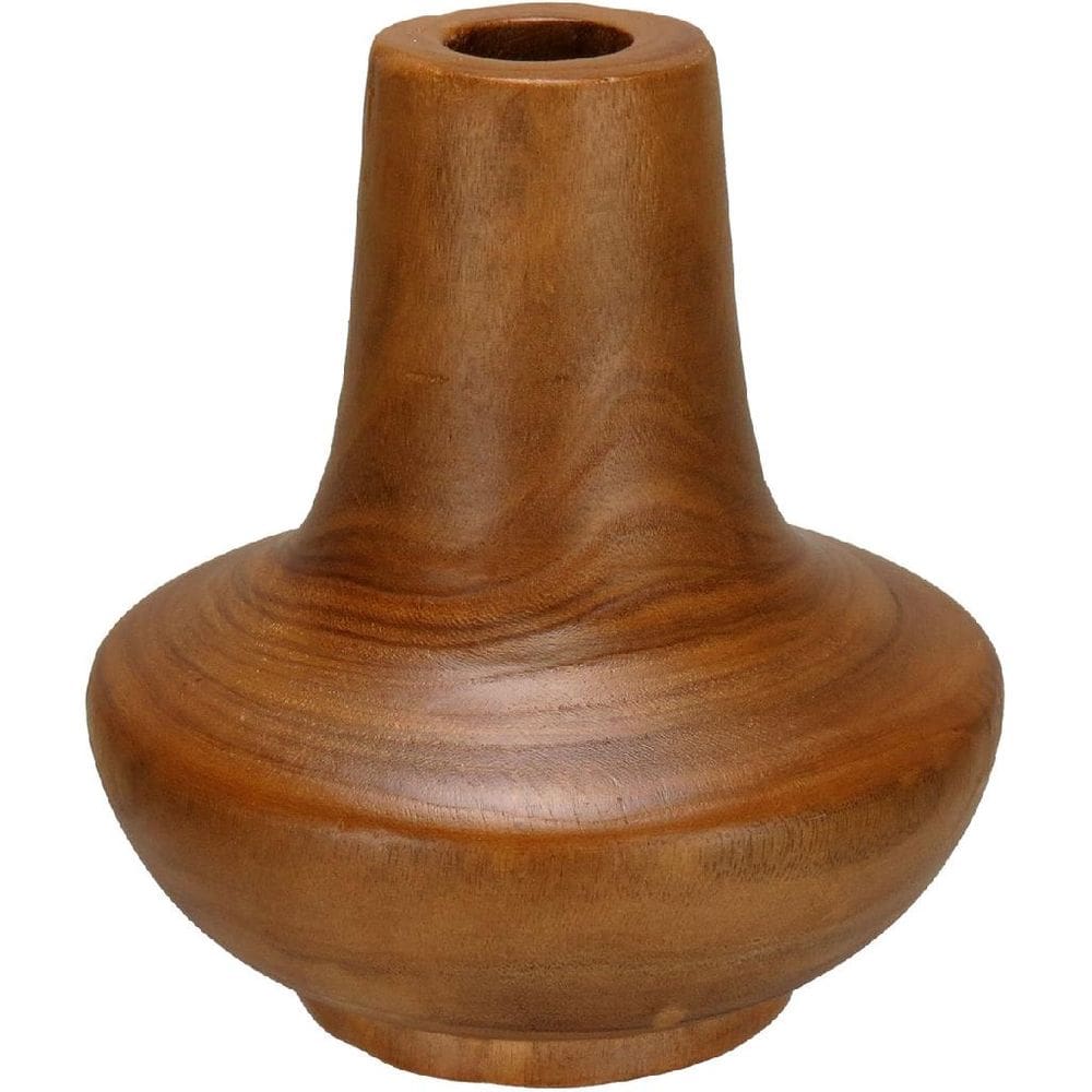 Vaso Decorativo Enfeite Casa Madeira Natural