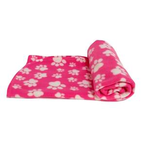 Manta Pet cobertor em soft rosa tamanho M para cães e gatos
