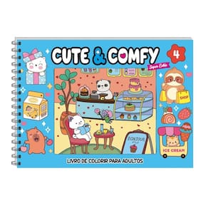 Cute &amp; Comfy Super Extra Edicao 04 - Livro de Colorir Adulto
