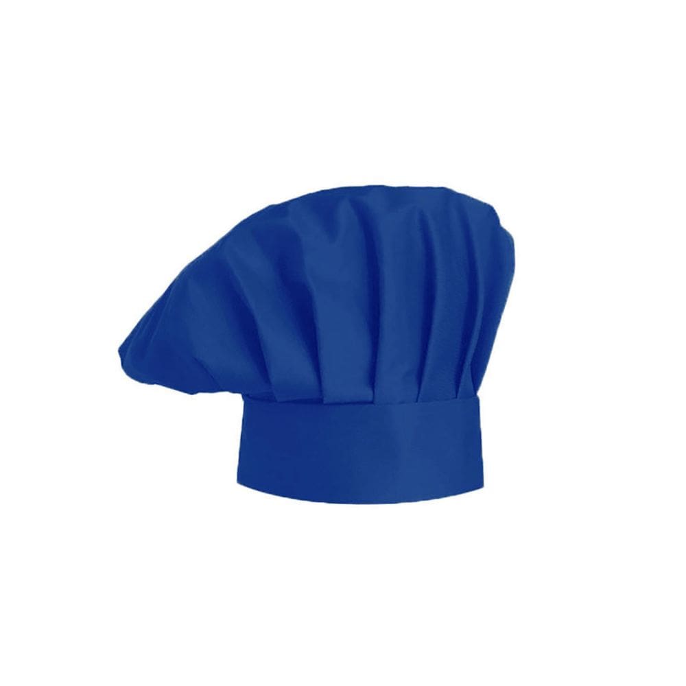 Chapeu de Cozinheiro Azul Chef Touca Unissex Ajustavel