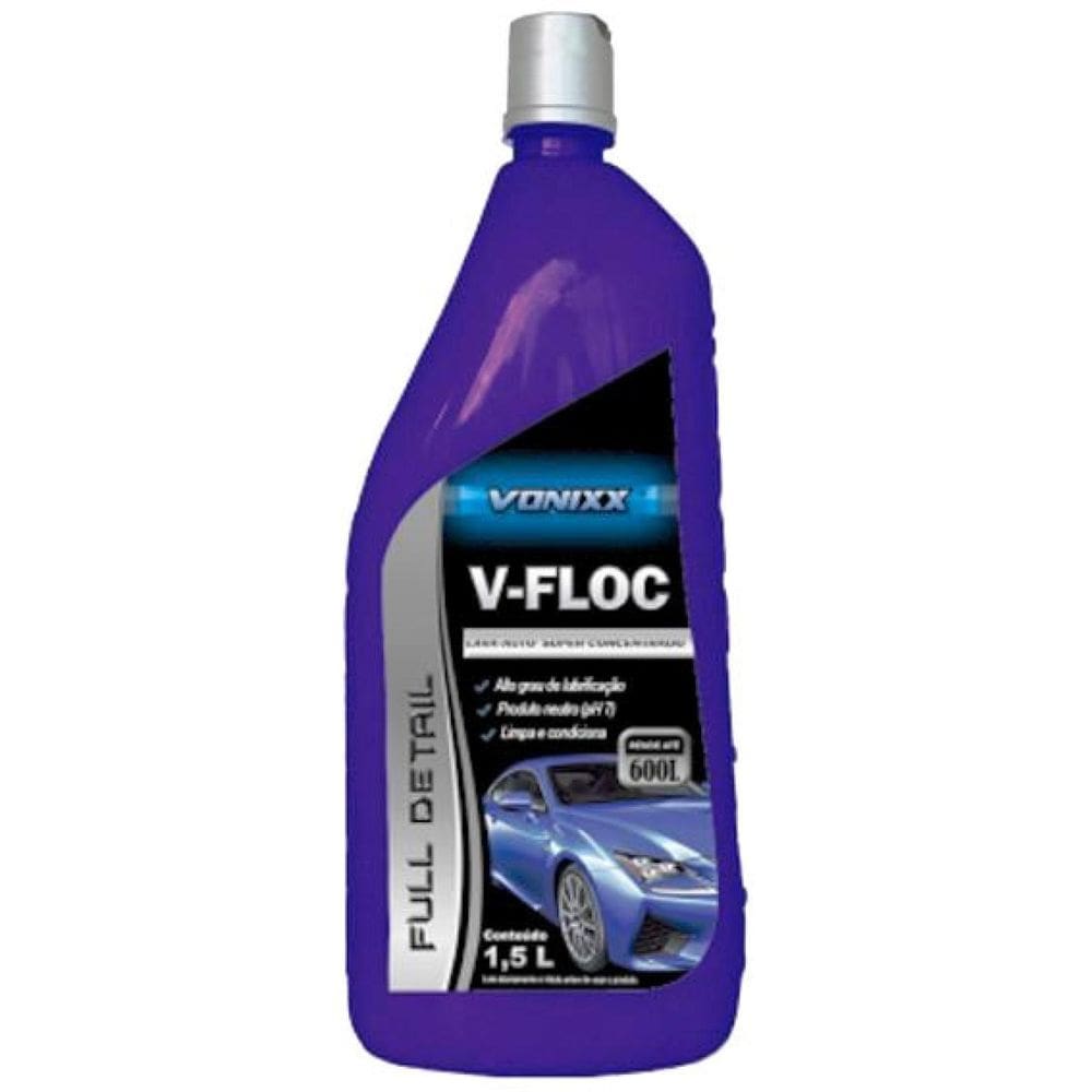 Lava auto super concentrado v floc 1,5l vonixx