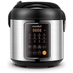 Panela de Arroz COMFEE, Multi Cooker de Aço Inoxidável 14 em 1, 5,3 litros, 20 porções cozidas, Fogão Lento, Cozinheiro a Vapor e mais!