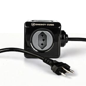 Adaptador Energy Cube Bivolt Filtro de Linha Multiplicador de Tomadas 10A com Proteção de Sobretensão