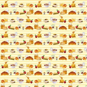 Papel Parede Café Da Manhã E Tarde Autocolante Sala Cozinha