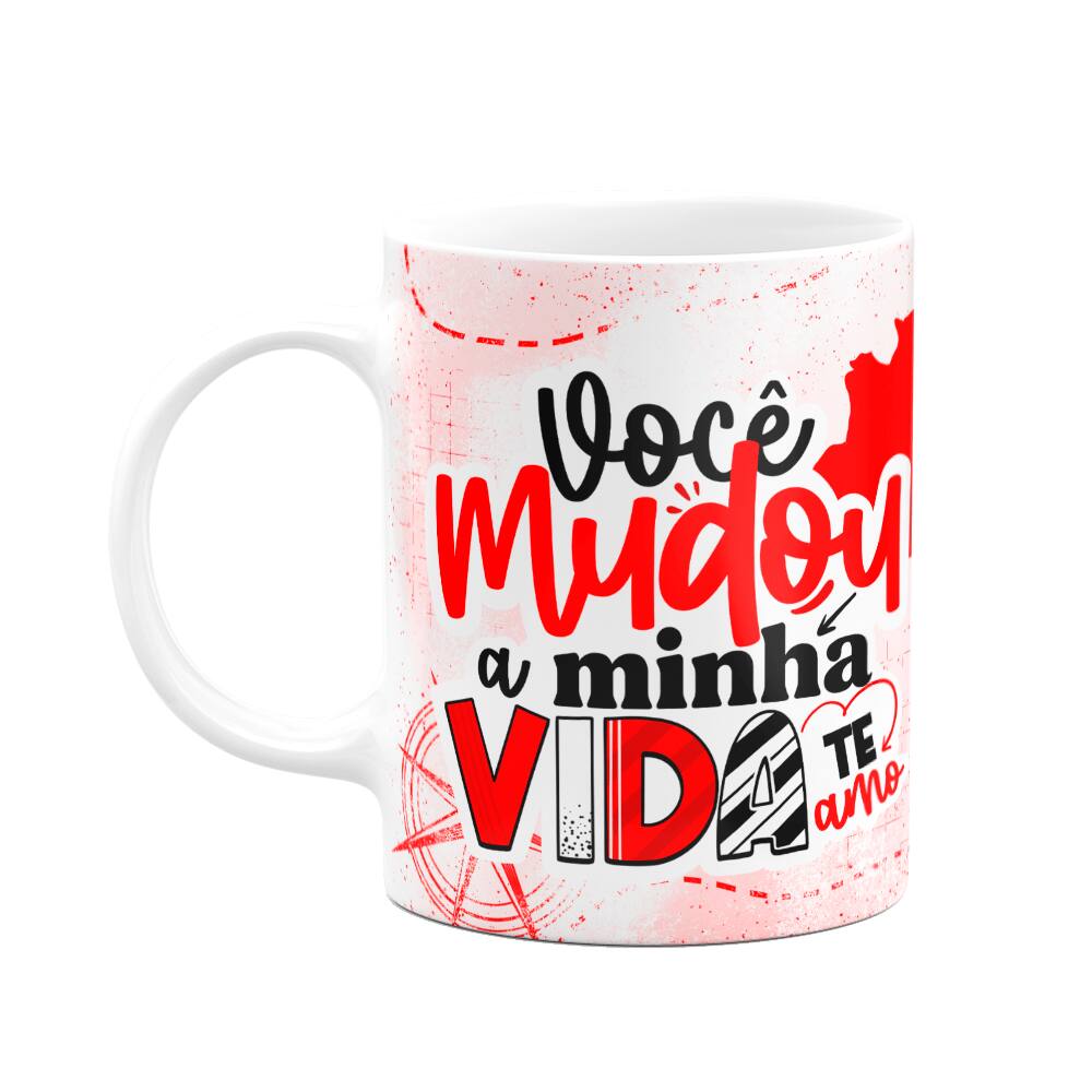 Caneca Namorados - Você mudou a minha vida