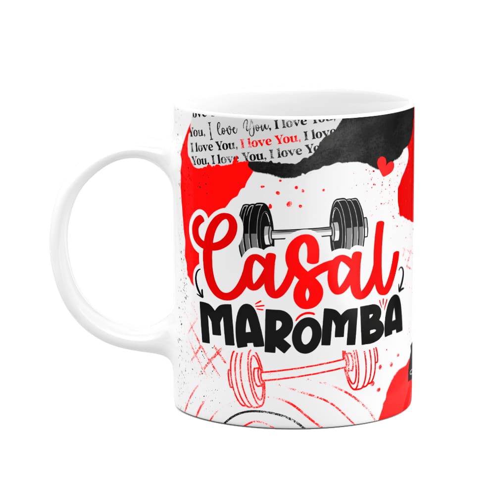 Caneca Namorados - Casal maromba - 325ml