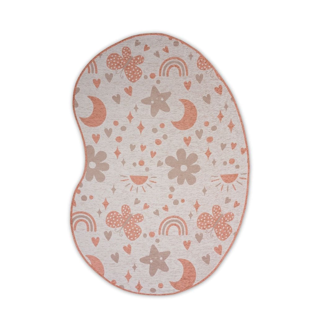 Tapete Borboletas Frisson Plus Infantil Bege , Marrom , Natural