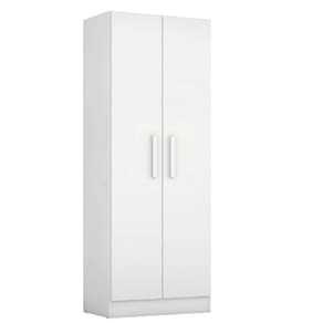 Guarda Roupas Multiuso Solteiro Organizador 4 Prateleiras Belém Notável Branco