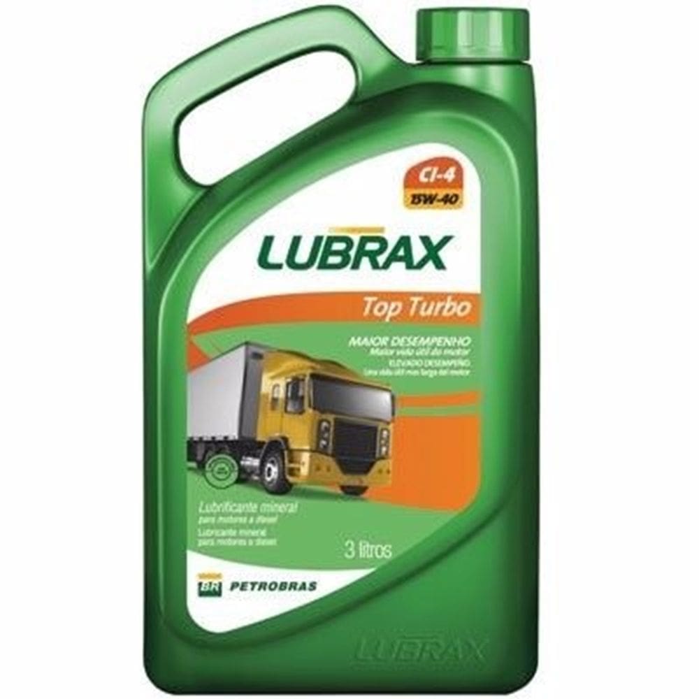 Galão de Óleo 3 Litros Lubrax Top Turbo 15W-40