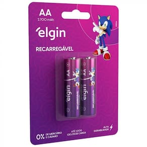 Pilha Recarregavel Aa 2700 Mah C/2 82174