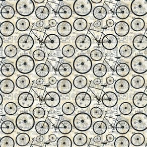 Papel Parece Bicicleta Cidade Vilarejo Adesivo Sala Quarto