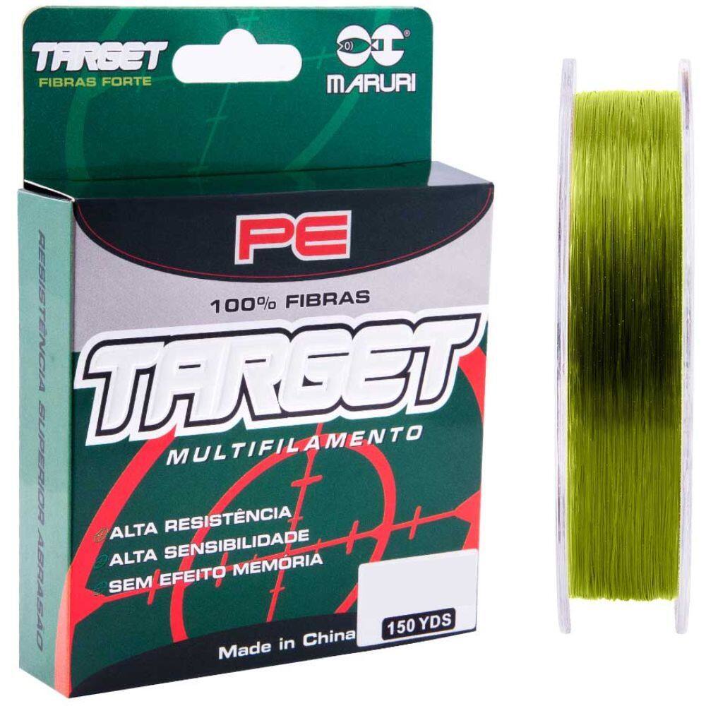 Linha Multifilamento Maruri Target 4x 0,17mm 137m Verde
