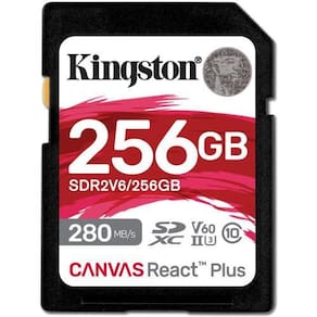 Cartão Memória Kingston Sd Xc 256Gb 280Mb/S React Plus
