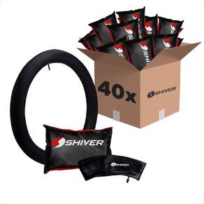 40 Unidades Kit Camara De Ar Shiver Bicicleta Infantil Aro 24 1.75 195Mm Revenda Bico Grosso