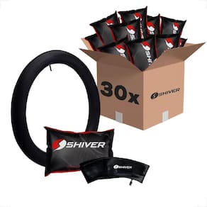 30 Unidades Kit Camara De Ar Shiver Bicicleta Infantil Aro 24 1.75 1.95Mm Bico Grosso
