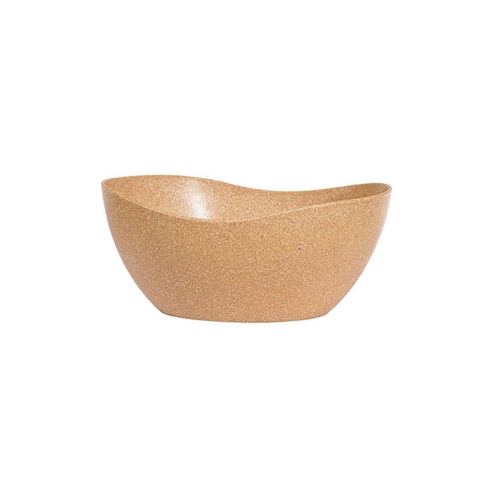 Tigela Funda Saladeira Pote Bowl Balde Gelo ECO Bege 1,9L