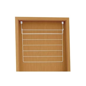 Varal Dobravel Retratil Branco para Porta Sem Furos 1un