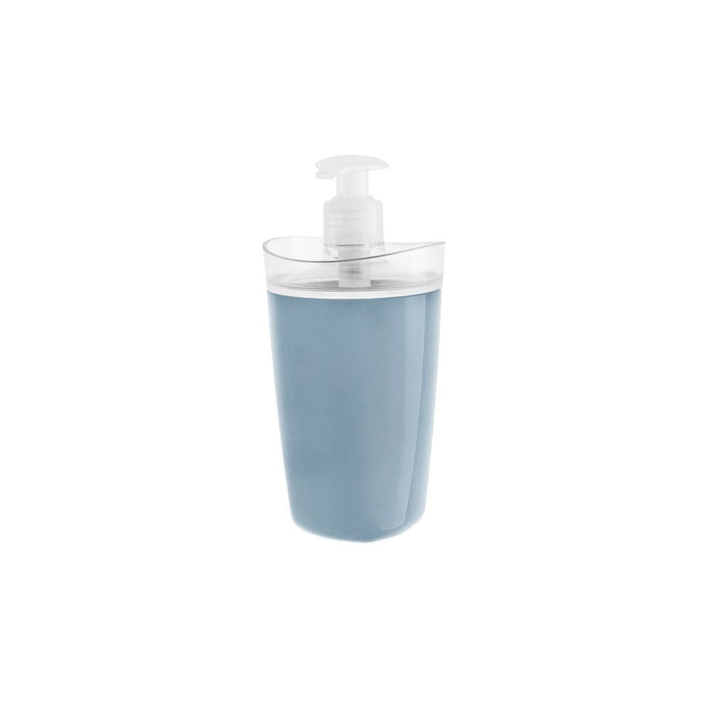Porta Sabonete Liquido Gel Dispenser Cinza Azulado