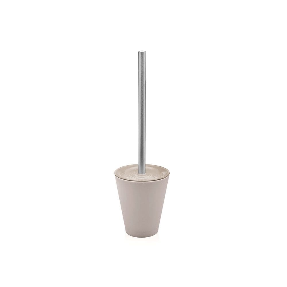 Escova Sanitaria Acessorio de Banheiro Suporte Bege Nude