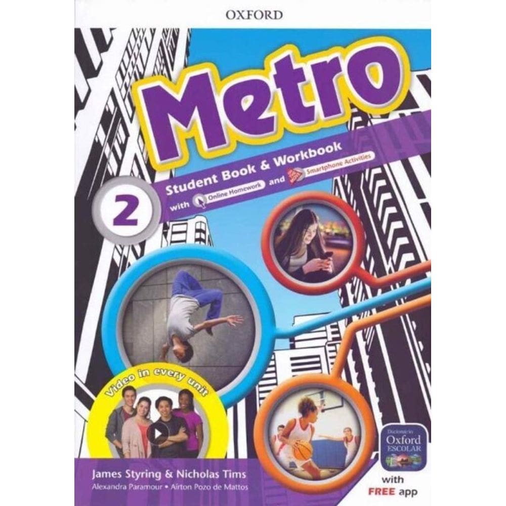 Metro 2 - Student Book e Workbook - 01Ed/18