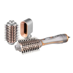Escova Secadora Philco 3 Acessórios 1300w Bivolt Cor Prata