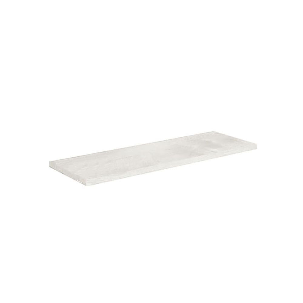 Prateleira Branca Amadeirada Suspensa Invisivel 60x20cm