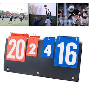 Placar Marcador De Pontos 4 Digitos Contador Manual Maleta Portatil Jogo Esporte Voley Futebol Sets