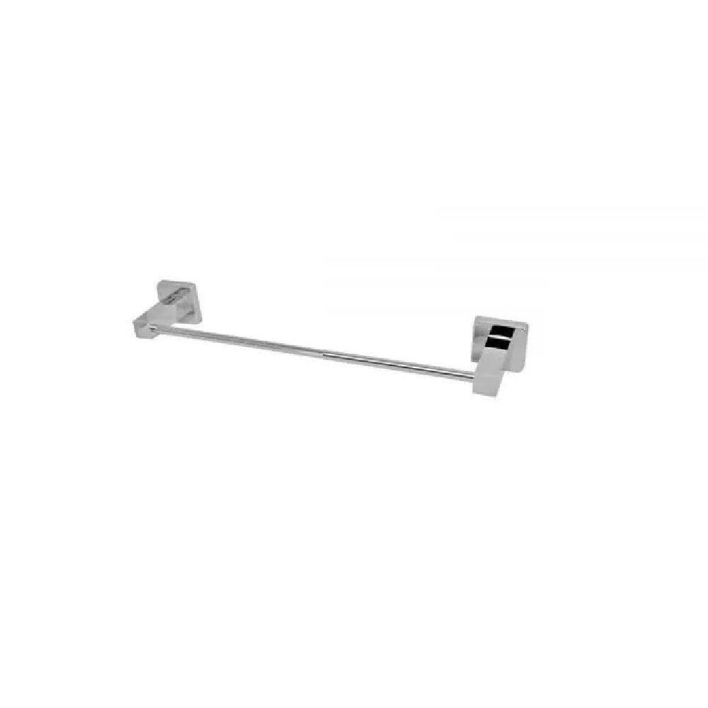 Porta Toalha Reto 30 Cm Latão Lucca - Cromado