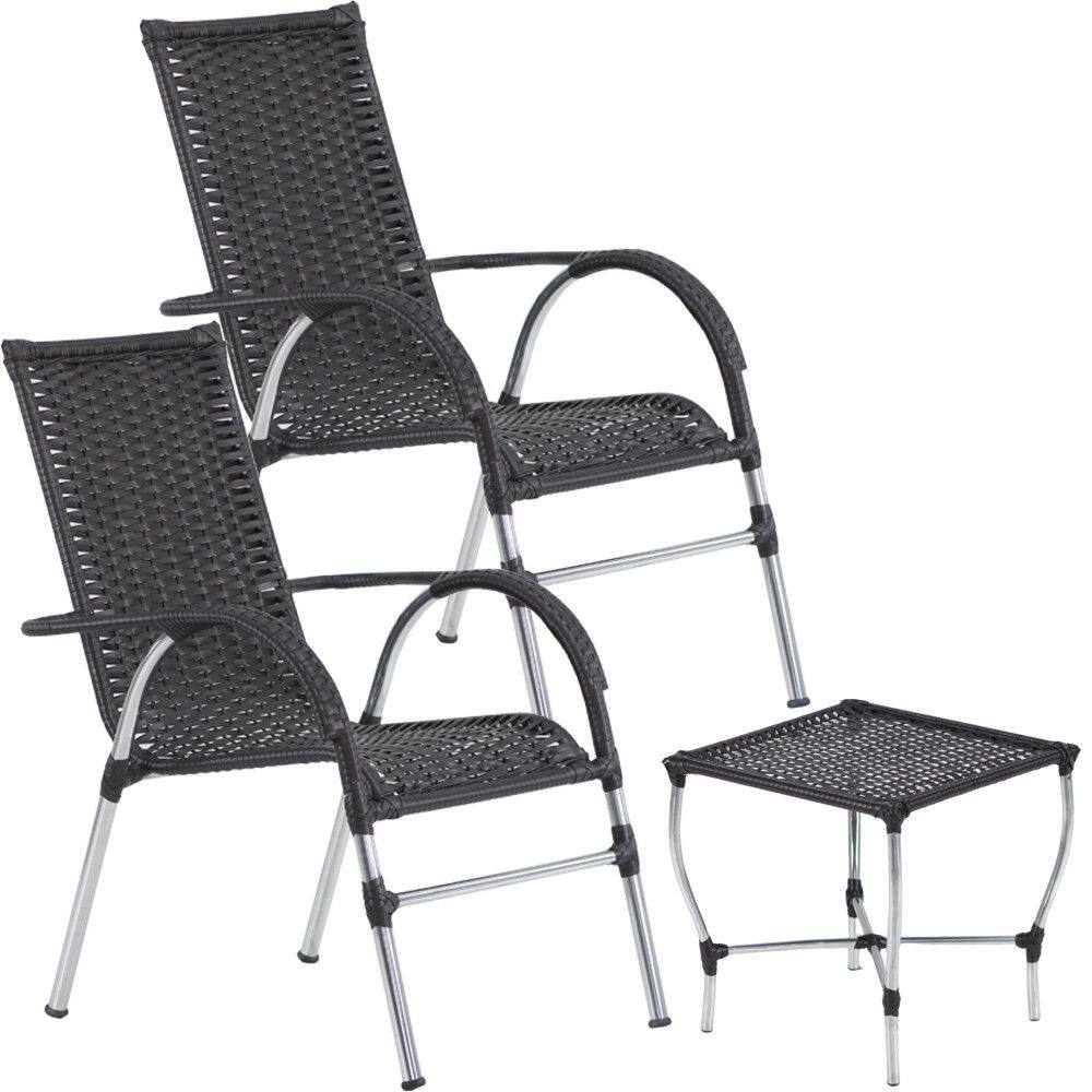 Cadeiras e Mesa de Centro para Varanda, Piscina, Jardim e Churrasco Trama