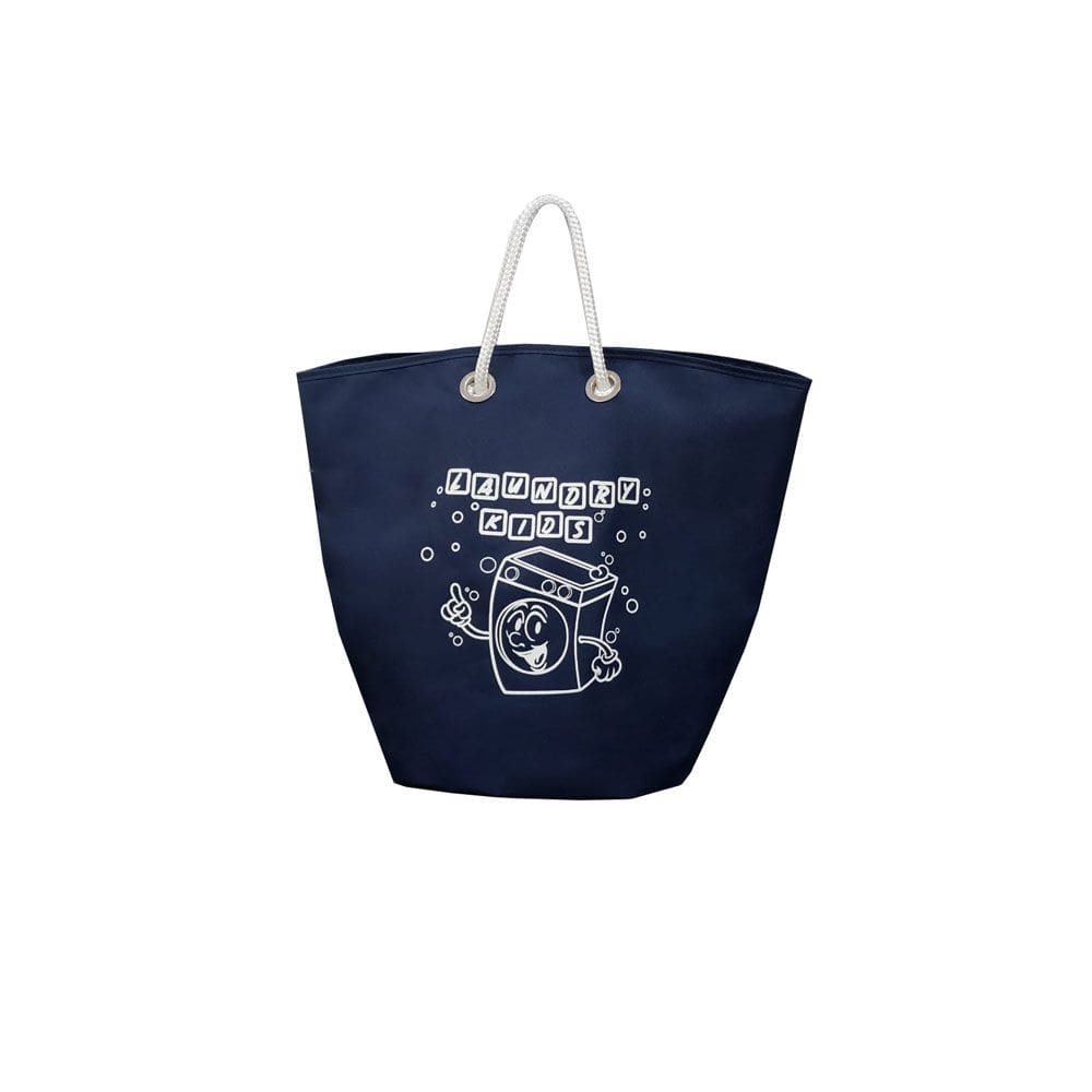 Cesto de Roupa Infantil Saco Lavanderia Azul Dobravel Kids 1un