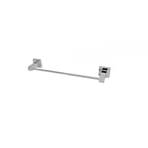 Porta Toalha Reto 30 Cm Latão Lucca - Cromado