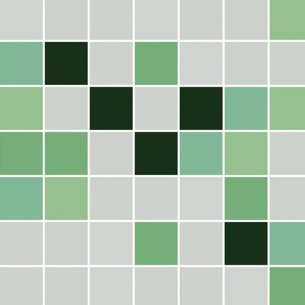 Papel Parede Pastilhas Preto Cinza Preto Adesivo Lavatorio